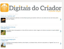 Tablet Screenshot of digitais.criacionismo.com.br